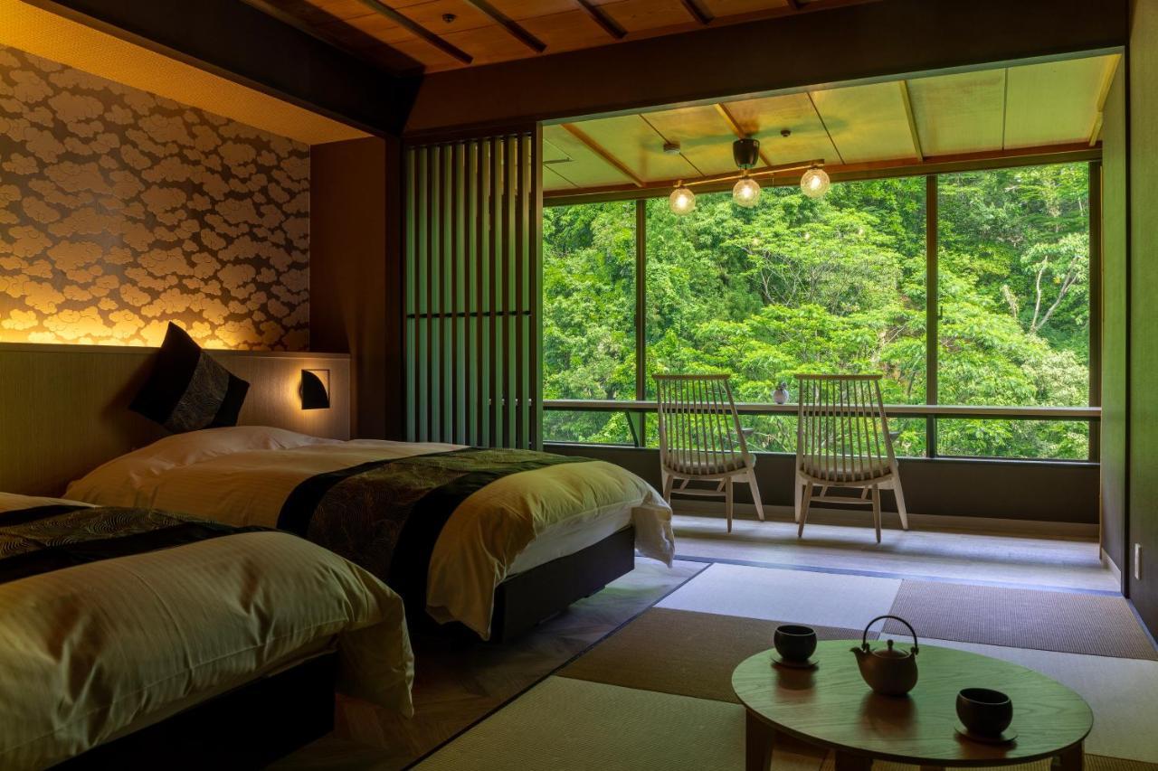 Yamanakaonsen Ohanami Kyubei Kaga  Exterior foto