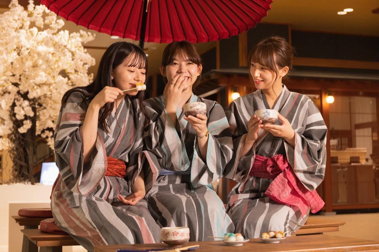 Yamanakaonsen Ohanami Kyubei Kaga  Exterior foto